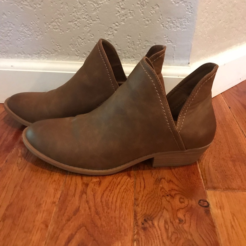 Brown booties